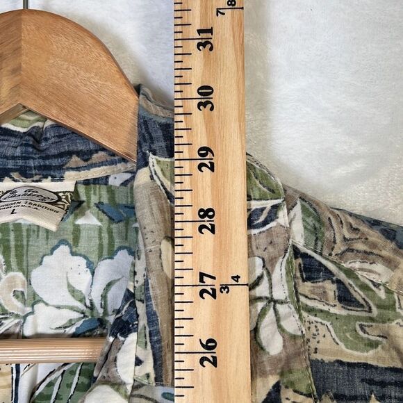 Vintage Hawaiian Go Barefoot short sleeve Button up Shirt USA Made - Mens Large - Picture 4 of 7